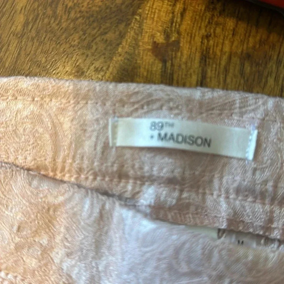 89th & Madison pale pink capris size Med - Picture 9 of 10